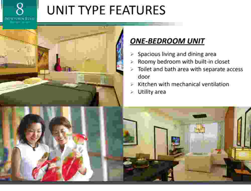 1 Bedroom Unit Type Features
