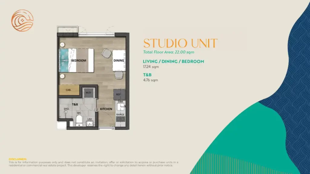 Costa Mira Beachtown Panglao Studio Layout